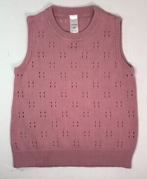 Nordstrom kids size L 10-12 pink sweater vest